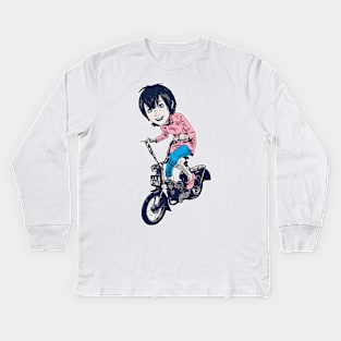 Bicycle Ride Kids Long Sleeve T-Shirt